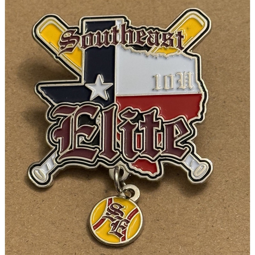 Southeast Elite Texas 10U Softball Memorabilia Girl Women Lapel Trading Pin